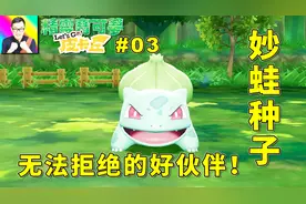 精灵宝可梦Let's Go！还原动画剧情！常青森林收服妙蛙种子！03b视频封面