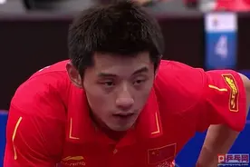 张继科鹿特丹世乒赛对神秘之师李哲国，3局打到10平，5局拿下图片
