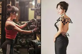 60多岁阿姨坚持健身，一直保持少女身材，常被当成儿子女友图片