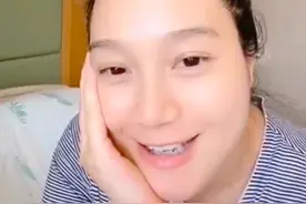 朱丹怀二胎疑压力大，自曝吐到每天昏天黑地，素颜露面被指认不出图片