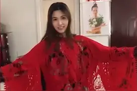 厉害！广东一女子5岁学剪纸，学艺30年后剪出3.7米古代嫁衣图片