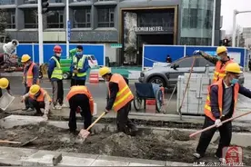 繁忙吧！热闹吧！郑州在建市政道路工程复工100%图片