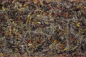 一画一赏 杰克逊.波洛克 R02 | 一位胡乱画画的人图片