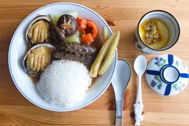 鲍鱼海参捞饭——家味道的浓缩图片