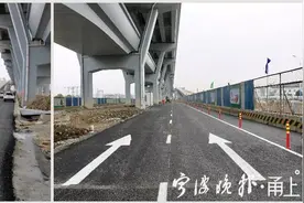宁波机场快速路南延工程确保今年9月底全线通车！已完成地面沥青铺摊图片