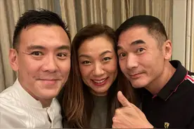 方中信为莫可欣庆祝生日，戴百万名表显阔气，夫妻贴面合照很恩爱图片