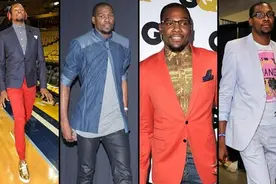 NBA穿搭分5个等级：阿杜乡土气息C级，潮男詹姆斯S级，那SSS级？图片
