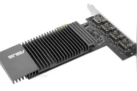 华硕推出新款GT 710显卡，搭载4个HDMI接口图片