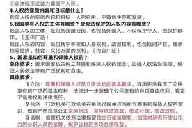 八年级下册政治提纲～图片