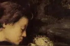 世界名画《裸女与狗》，如何理解法国画家库尔贝的这幅经典之作图片