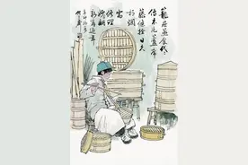 老北京人爱面食，“修笼屉”也算是老辈人特有的一门绝活儿图片