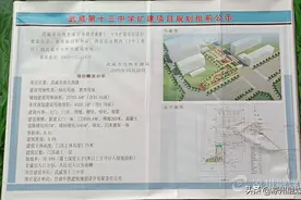 【奋斗百年路 启航新征程 · 项目建设】武威第十三中学扩容扩建促发展图片