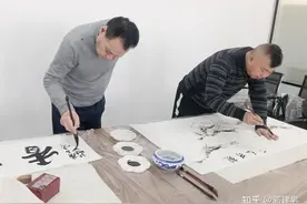 米雷教育“百名、百家、百年”活动开年鸣锣—知名书画家走进米雷图片