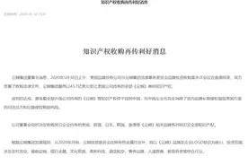 劲爆新闻，中国一企业以312亿元人民币收购美国公司一批商标图片