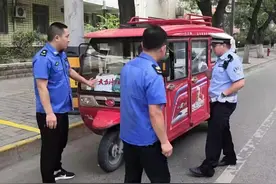 发现一起、查处一起！咸阳市渭城区开展低速电动车联合整治行动图片