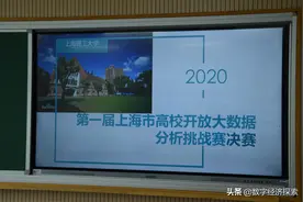 第一届上海市高校开放大数据挑战赛暨上理开放大数据大赛成功举办图片