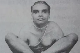 126.脚交叉双臂支撑式（Bhujaidasana）图片