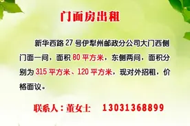 伊犁州邮政分公司​新华西路27号门面房出租图片