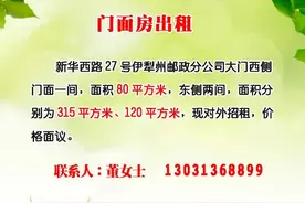 伊犁州邮政分公司​新华西路27号门面房出租图片