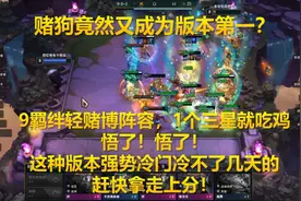 云顶之弈：带师我悟了！赌狗竟然又成了版本T0级冷门阵容图片