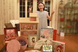 田亮女儿Cindy的12岁生日照，穿浅灰色薄纱裙，化身甜橙女孩图片