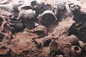 石家庄发现大型古墓，发掘出17座商代墓葬图片