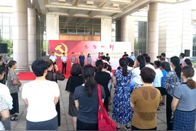 "书为心声"——山东省群文系统颂党爱党楹联书法作品巡展暨党建"红心连"共建活动走进无棣图片