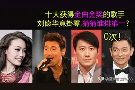 谁是香港金曲之王？盘点金曲金奖的10大赢家：刘德华竟然挂零图片