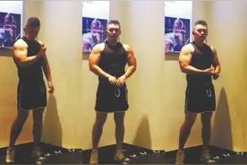 hold住哑铃还能玩转画笔！成都型男画师绘萌宠接到国外订单图片
