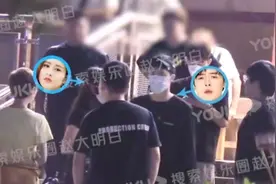 27岁男星恋情疑曝光？与美女当街浪漫拥吻，曾和虞书欣传绯闻图片