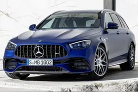 2021款奔驰E63 AMG，披着豪华外衣的性能野兽图片