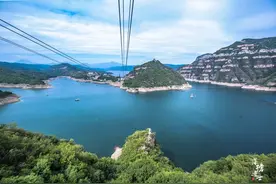 河南济源有一处黄河三峡，比长江三峡更加静谧，仿佛画中的世界图片