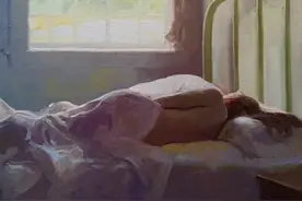 生如夏花绚烂，画家丹尼斯·佩林画笔下温柔了岁月的妻子与花图片