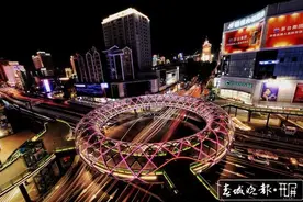 6499套灯具绚烂梦幻！昆明新晋网红“甜甜圈”你去打卡了吗？图片