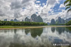 桂林山水精华中的精华，黄布倒影，20元人民币背景图案，绝对震撼图片