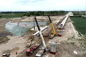 阿克苏至阿拉尔铁路建设加速推进图片