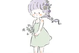 简笔画 | 立刻可以上手的小女孩图片