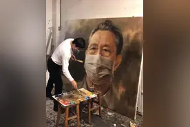 他笔下的这幅油画，被中国美术馆收藏，他落泪的样子，看哭了图片