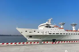 远望7号船全速返航凯旋图片