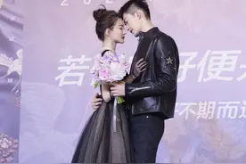 徐璐和张翰宣传新片甜蜜互动，穿波点蓬蓬裙似小公主，少女和大叔图片