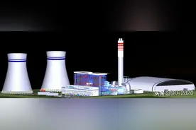 百万火电厂三维建模效果图图片