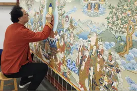 丹珠昂奔：桑杰本的唐卡绘画艺术，有三点值得我们关注图片