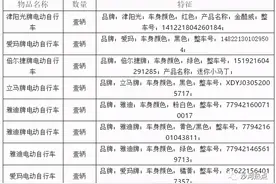 沙河：无主物品认领公告来了！共27件！电动车、电三轮...图片