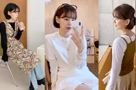 跟着韩国女孩学穿搭，秒变韩剧里的温柔小姐姐！图片