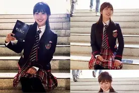40岁还这么童颜？SES柳真《顶楼》花絮照公开，上演校服诱惑图片