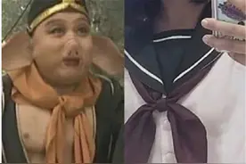 重温西游记才发现，现在的丝巾、珍珠衫、JK服都是猪八戒玩剩的图片