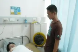 年轻男孩陪46岁孕妈生产，被医生称赞孝顺，孕妈：他是孩子爸爸图片
