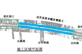 济南顺河高架南延下周一开始铺沥青，9月底通车图片