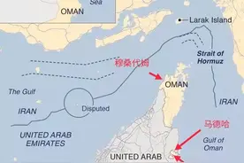 海湾国家阿曼的飞地图片