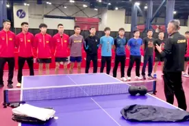 辛苦了！国乒开始在美国训练：秦志戬训话男队，马琳指导陈梦等人图片